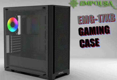 EMPOUSA EMG-17XB 4X120MM FAN RGB + Gaming ATX PSU YOK KUMAND VAR - Kasalar ürünleri tekmarshop.com'da